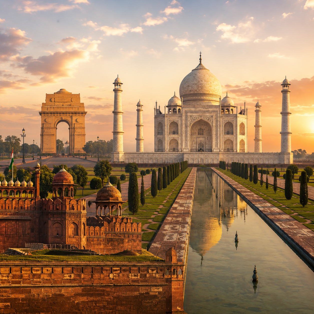 DELHI AGRA